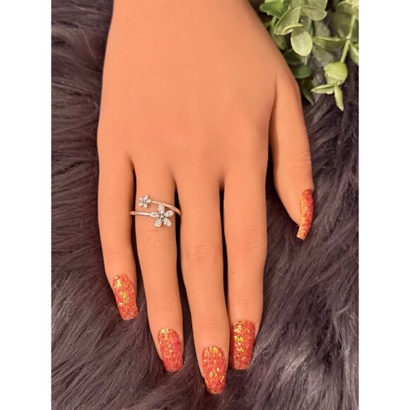 Pandora Daisy Bypass Ring - Picture 10 of 10